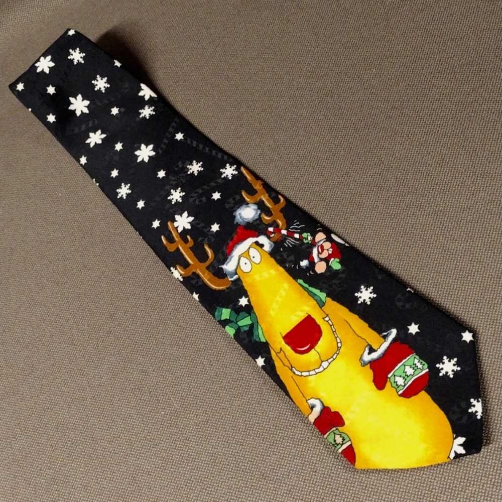 Silly Reindeer tie